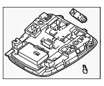 Overhead Console - Kia (92810-DW010WK) - view 3