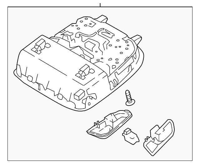 Overhead Console - Kia (92810-J5000WK)