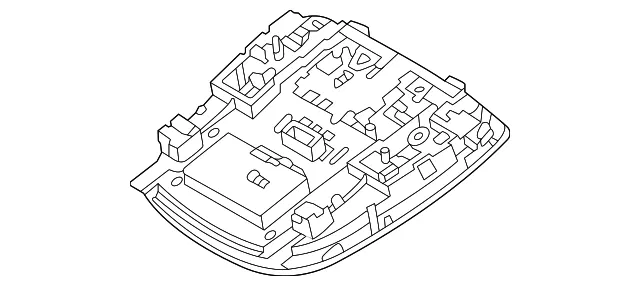 Overhead Console - Kia (92810-R5720WK)