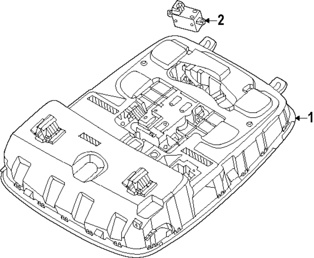 Overhead Console - Kia (92820-DO240EMA)