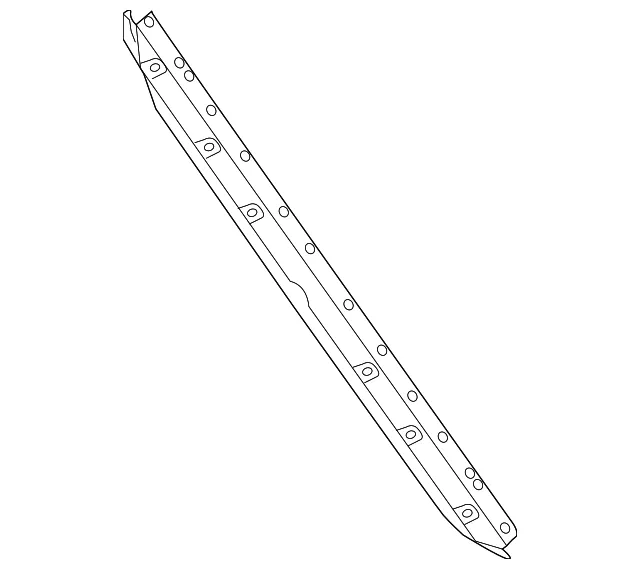 Lower Gate Trim - Nissan (934A8-9BF0A) - view 2