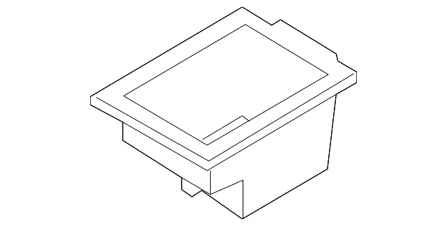 Console Compartment - Nissan (93734-6GX1A) - view 2