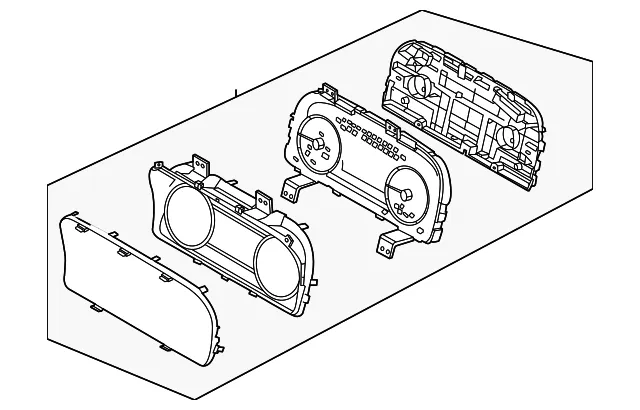 Instrument Display Assembly - Kia (940M3-R5070)