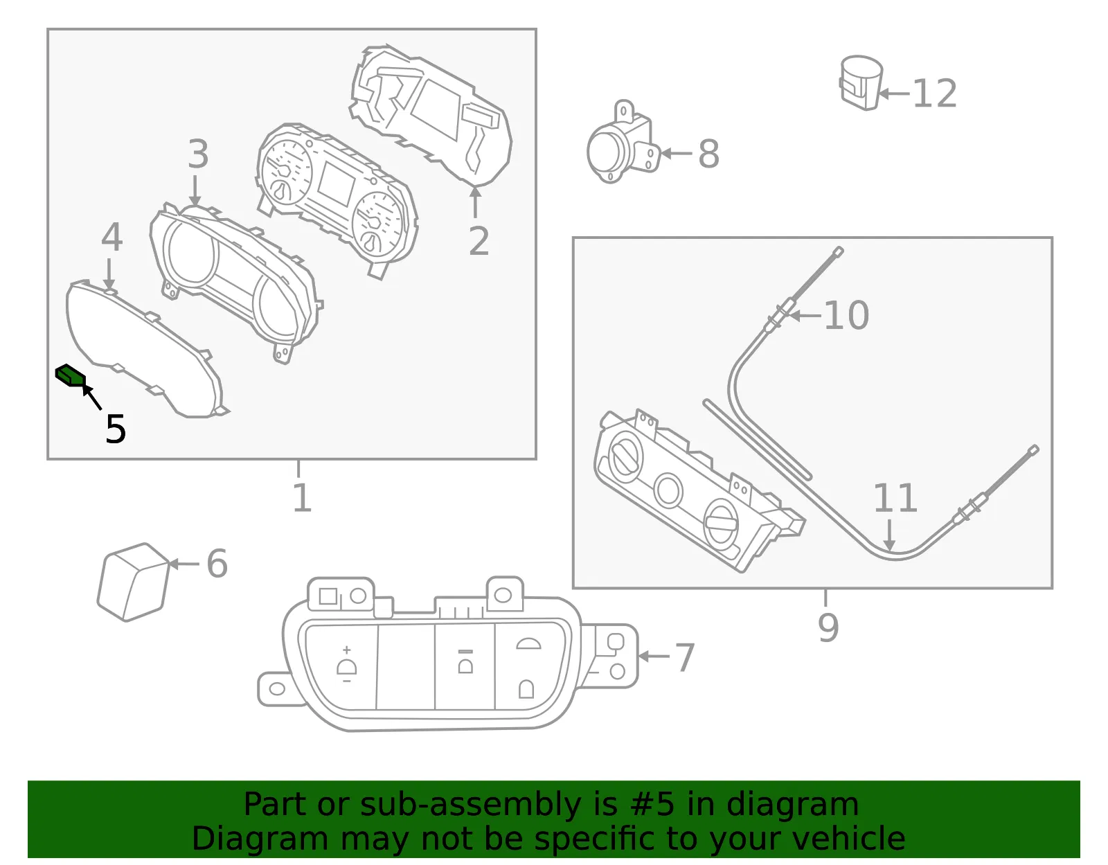 Lens Cushion - Kia (94363-Q5000) - view 2