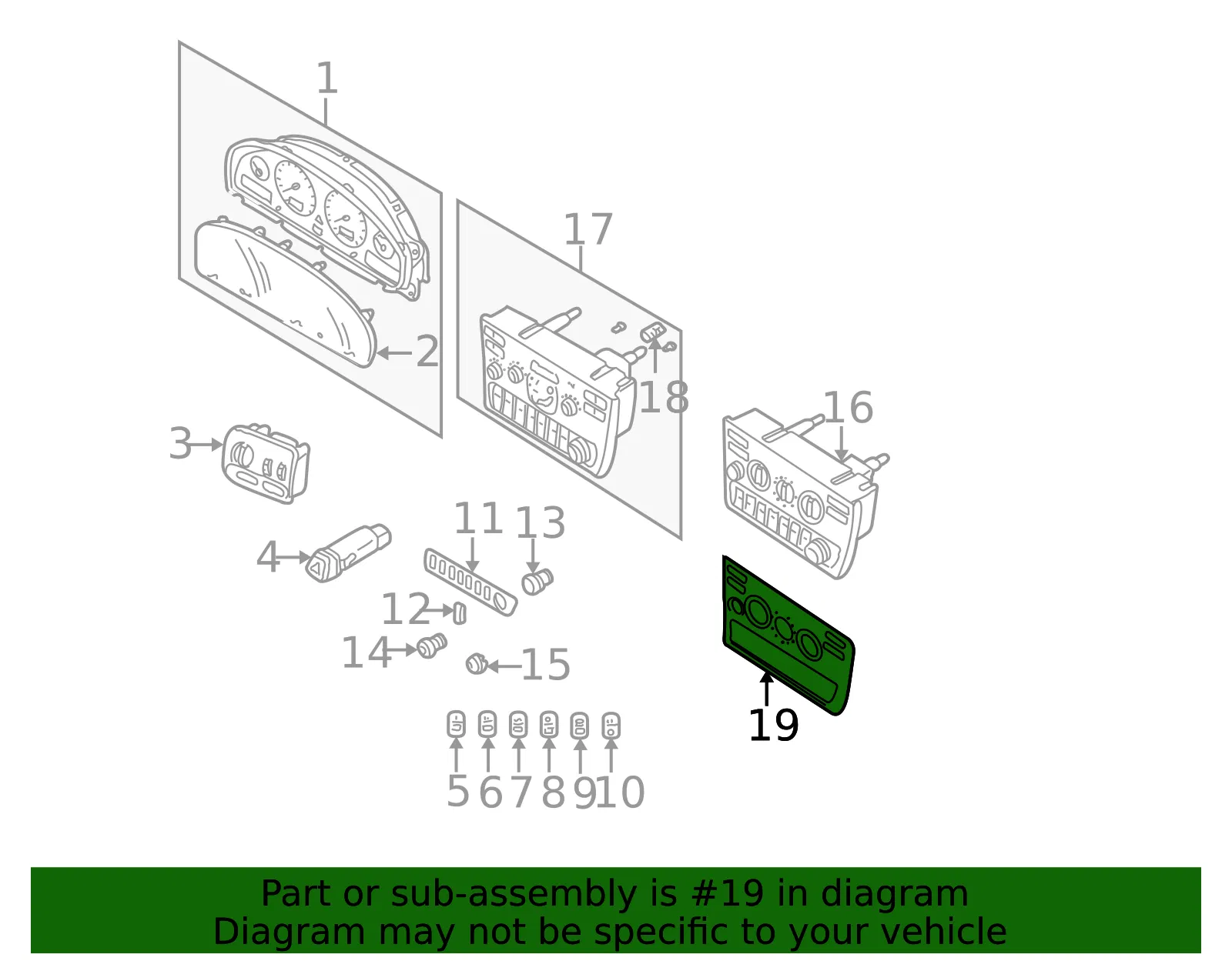 Instrument Panel Trim Panel - Volvo (9472555) - view 2