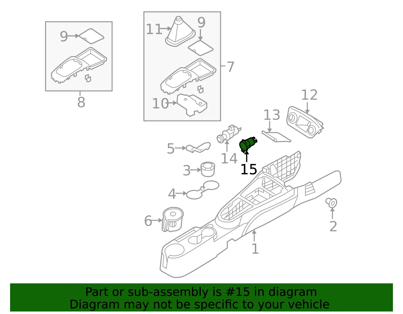 Power Outlet - Kia (95120-1G110) - view 2
