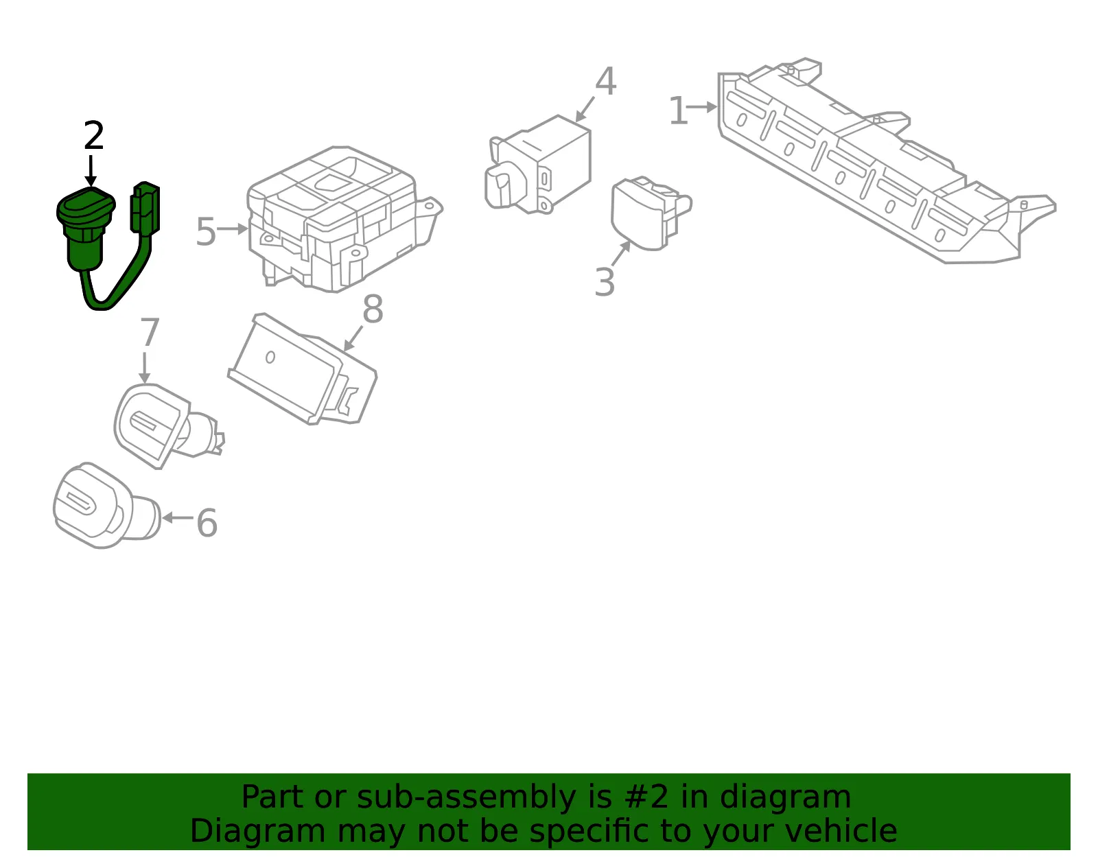 Power Outlet - Kia (95120-C5300) - view 2