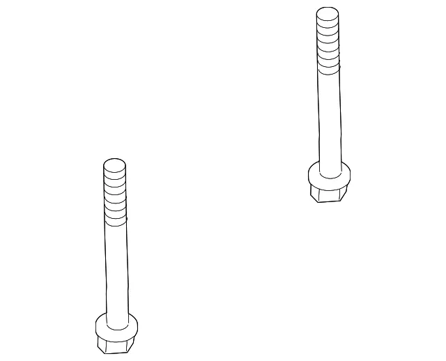 Body Mount Cushion Bolt - Nissan (95516-1LA0B)