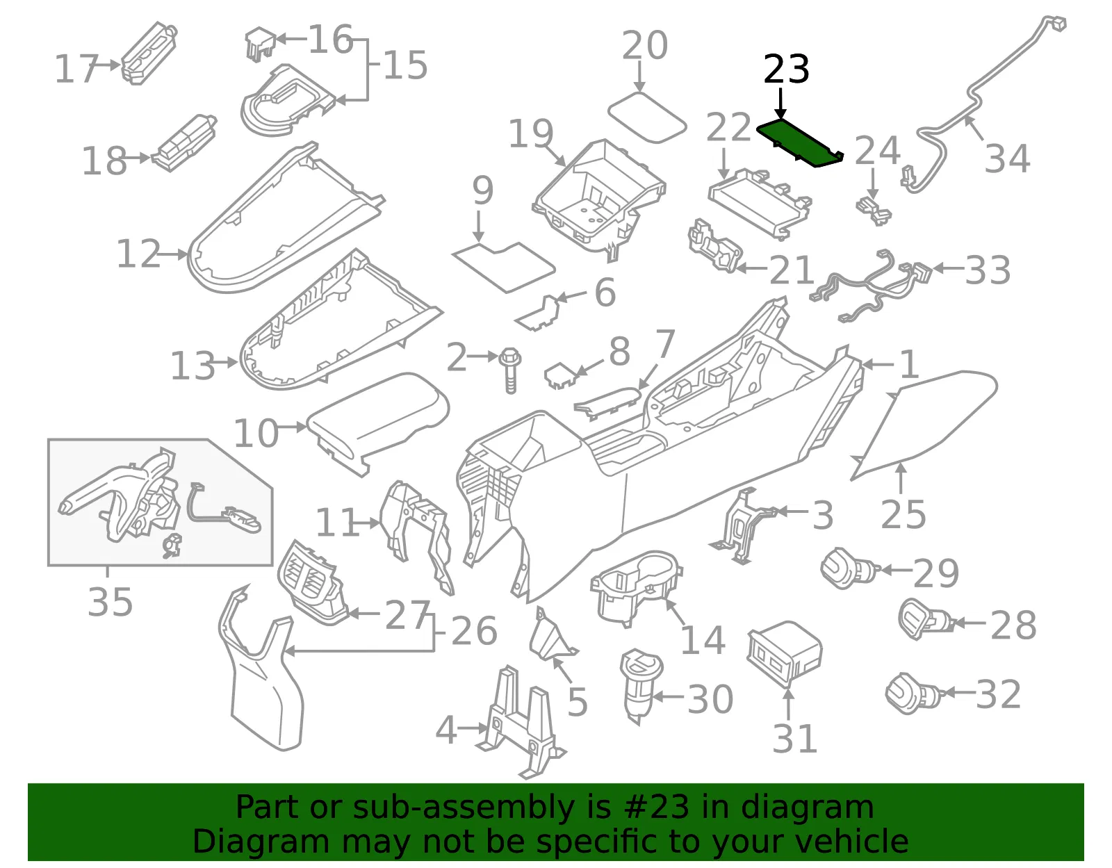 Tray Mat - Kia (95570-M6000) - view 2