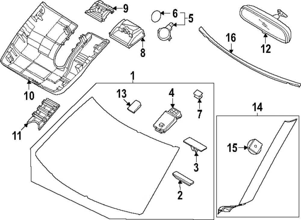 Trim Cover - Kia (96030-DO000)