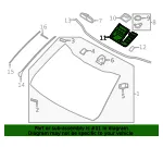 Upper Trim - Kia (96030-S9500) - view 4