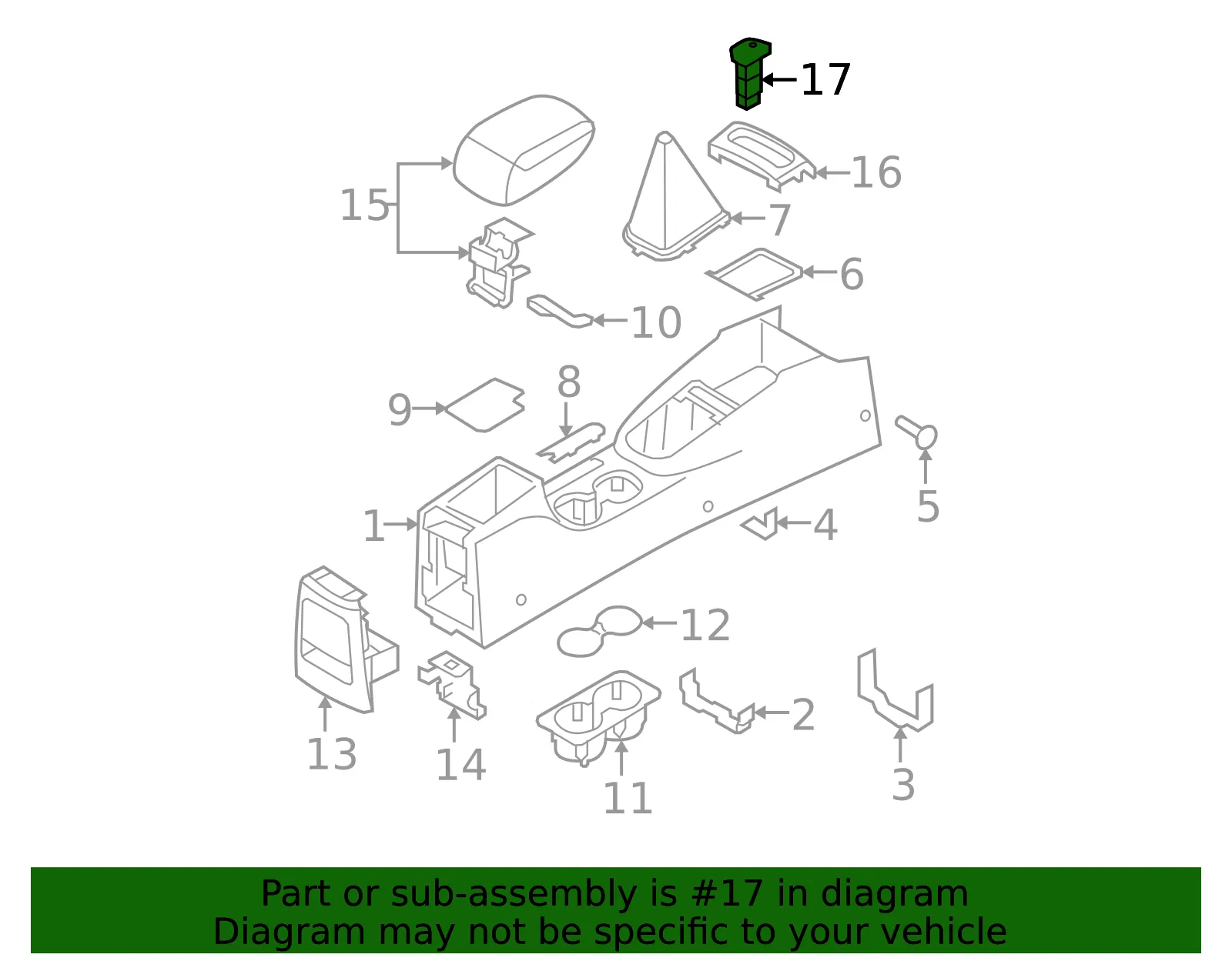 Auxiliary Outlet - Kia (96120-2F020VA) - view 2