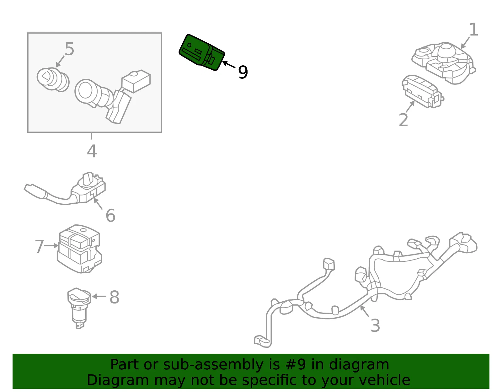 Auxiliary Outlet - Kia (96120-3T100) - view 2
