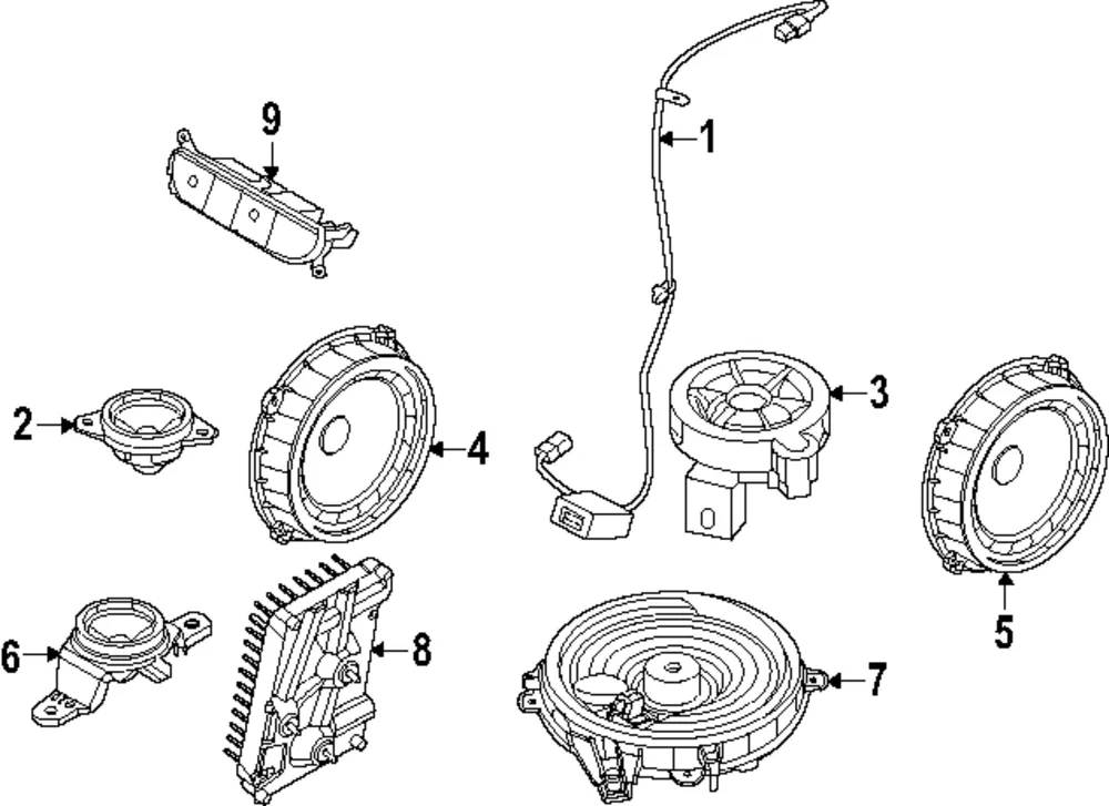 Auxiliary Outlet - Kia (961A0-L2100)