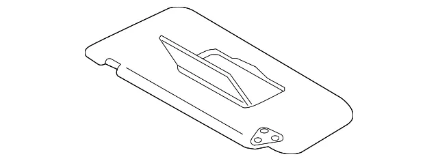 Sun-Visor - Passenger Side (RH) - Nissan (96400-1FC0A)