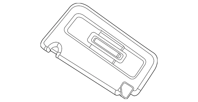 Sun Visor - Passenger Side (RH) - Nissan (96400-1PA0A)