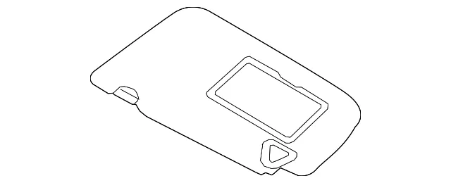 Sun-Visor - Passenger Side (RH) - Nissan (96400-5SA0E)