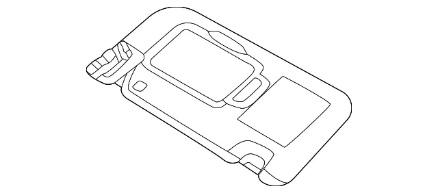 Sun Visor - Nissan (96400-6LE0D)
