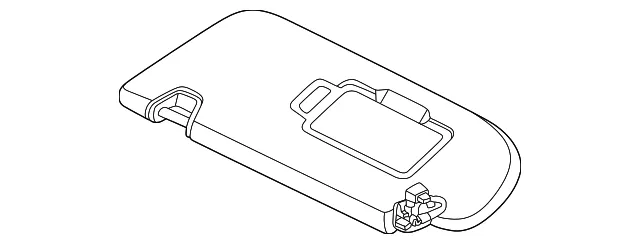 Sun-Visor - Nissan (96400-7BA0A)
