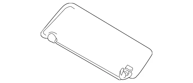 Sun-Visor - Passenger Side (RH) - Nissan (96400-9GE0A)