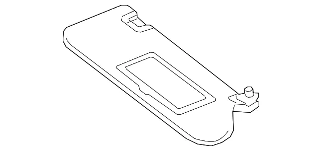 Sun-Visor - Passenger Side (RH) - Nissan (96400-9UF0C)