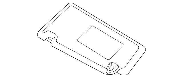 Sun-Visor - Passenger Side (RH) - Nissan (96400-JM02A)