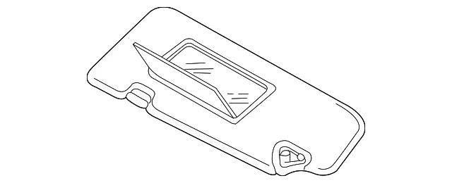 Sun-Visor - Driver's Side (LH) - Nissan (96401-1EJ0A)