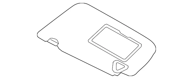 Sun-Visor - Driver's Side (LH) - Nissan (96401-4AF7E)