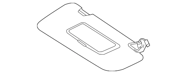 Sun-Visor - Driver's Side (LH) - Nissan (96401-4BA1D)
