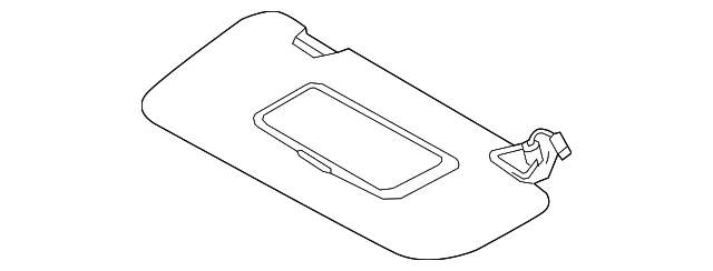 Sun-Visor - Driver's Side (LH) - Nissan (96401-6FL1B)