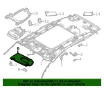 Sun-Visor - Nissan (96401-7BA0A) - view 4