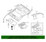 Sun Visor Holder - Nissan (96409-EZ00A) - view 7