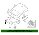 Sun-Visor Holder - Nissan (96409-JA00A) - view 6