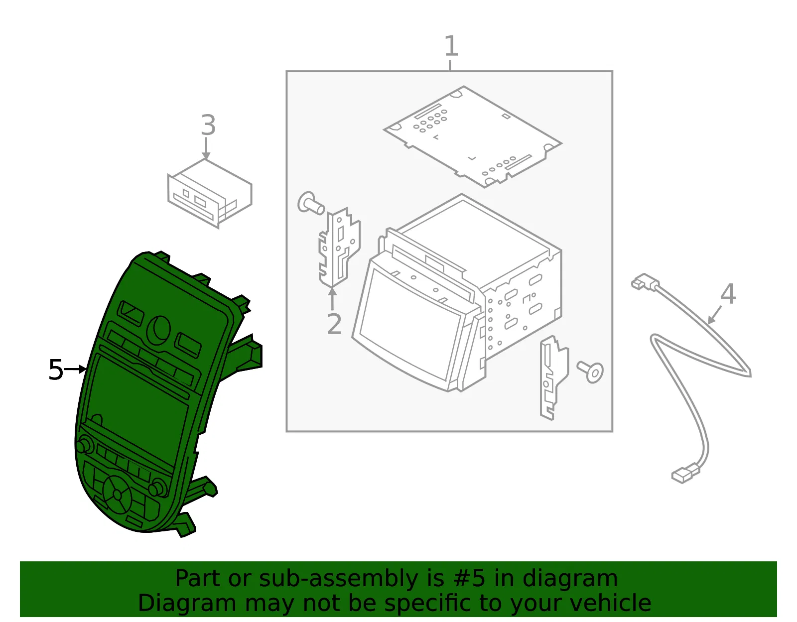 Dash Control Unit - Kia (96540-2K800DS5) - view 2