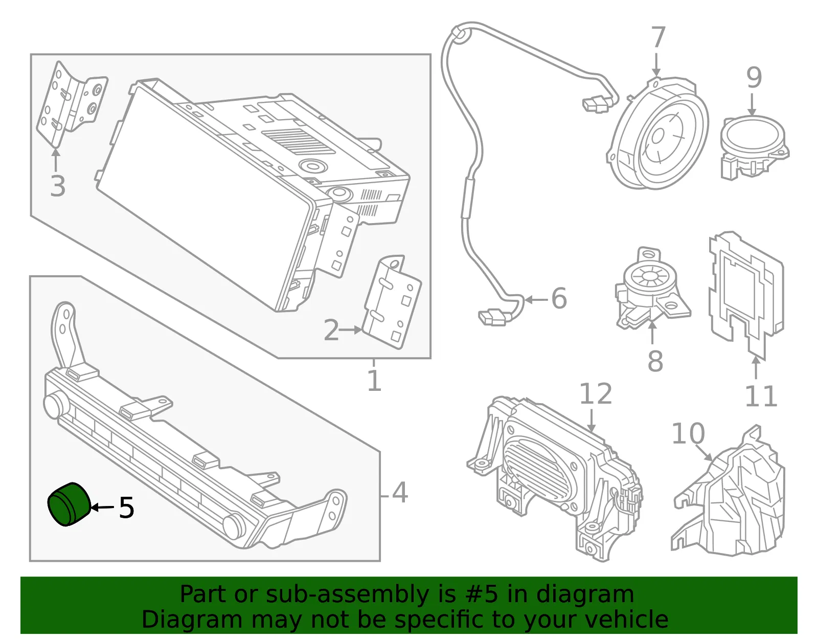 Knob - Kia (96544-G5000) - view 2
