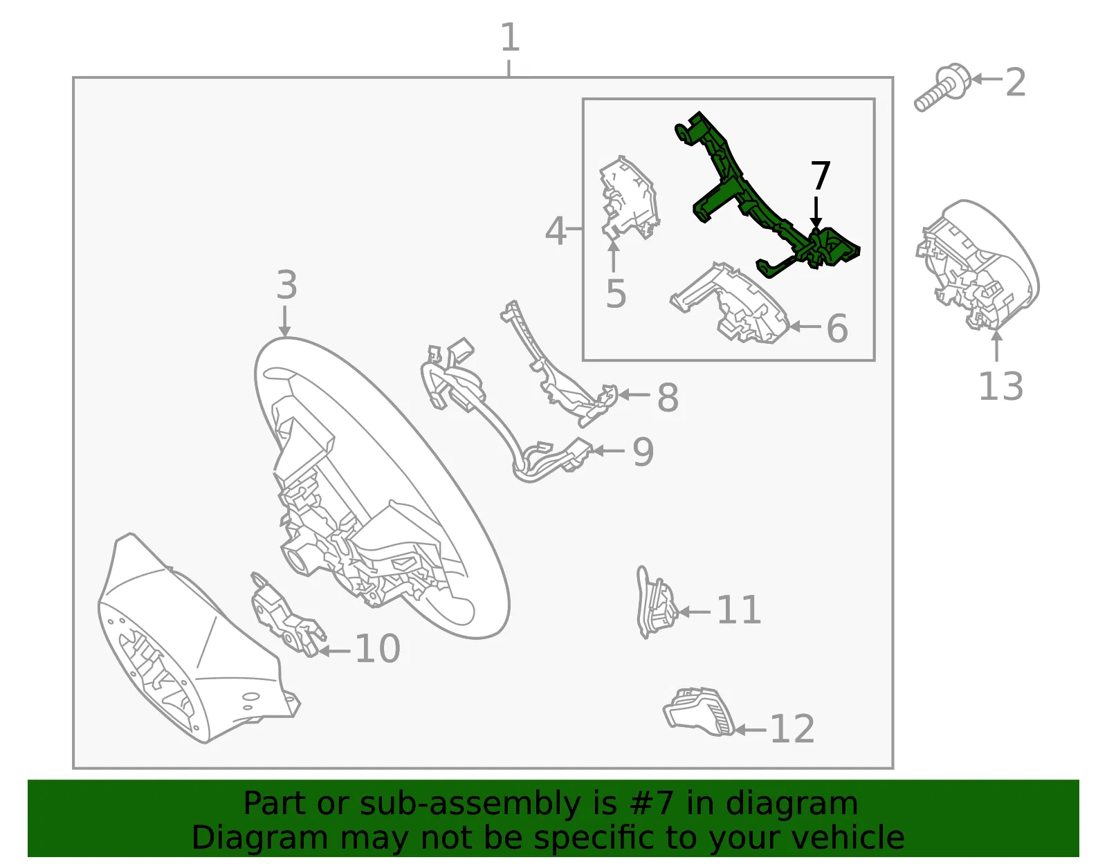 Upper Trim - Kia (96750-D9000) - view 2