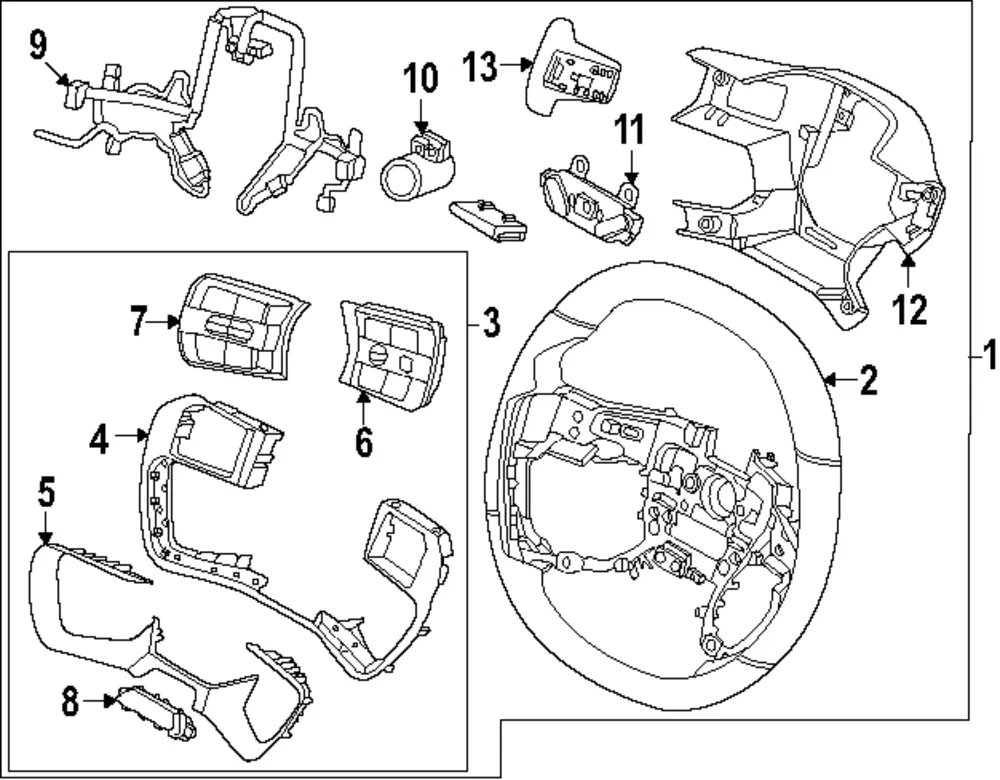 Trim Bezel - Kia (96751-DO000)