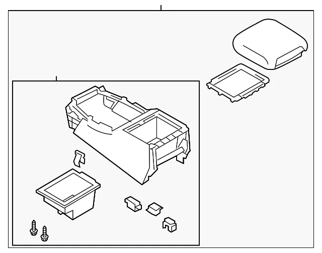 Console Assembly - Nissan (96910-6GY0A)