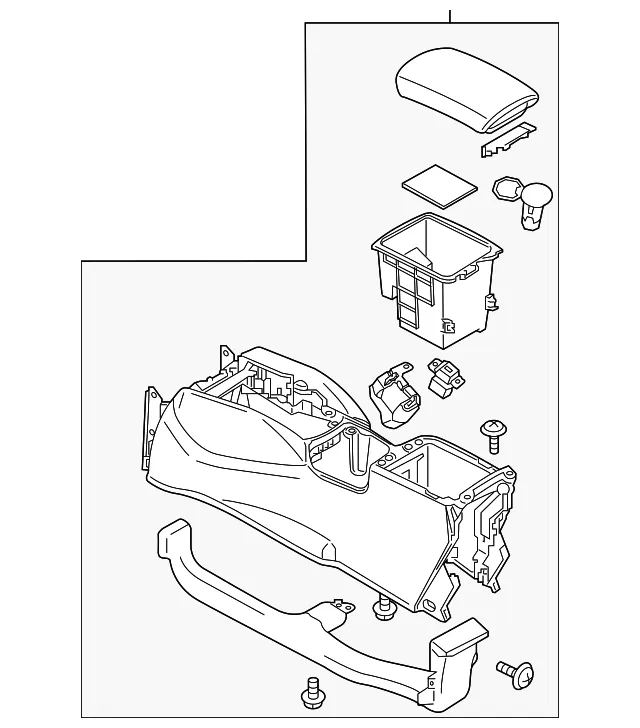 Console Assembly - Nissan (96910-6MM1A)