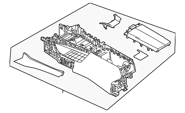 Center Console - Nissan (96910-6RR5B)