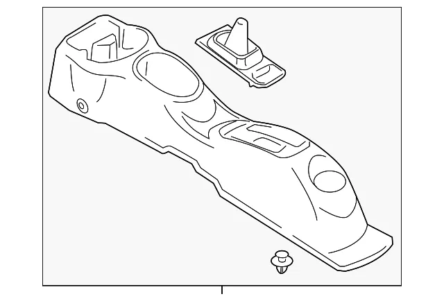 Seat Console - Nissan (96910-9KA9A)