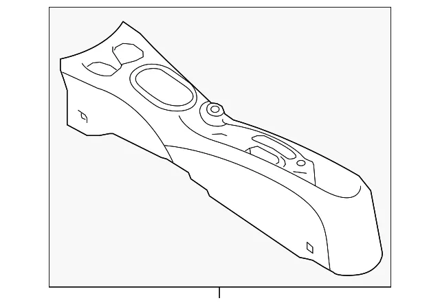 Console Assembly - Nissan (96910-9KF9A)