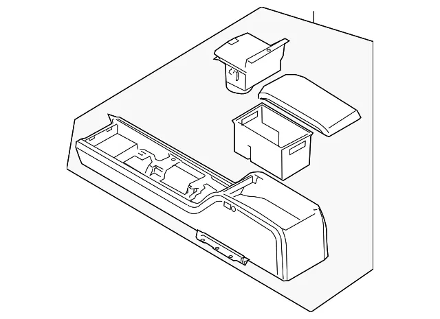 Center Console - Nissan (96910-CB96B)