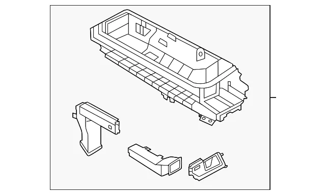 Center Console - Nissan (96911-5MP6B)