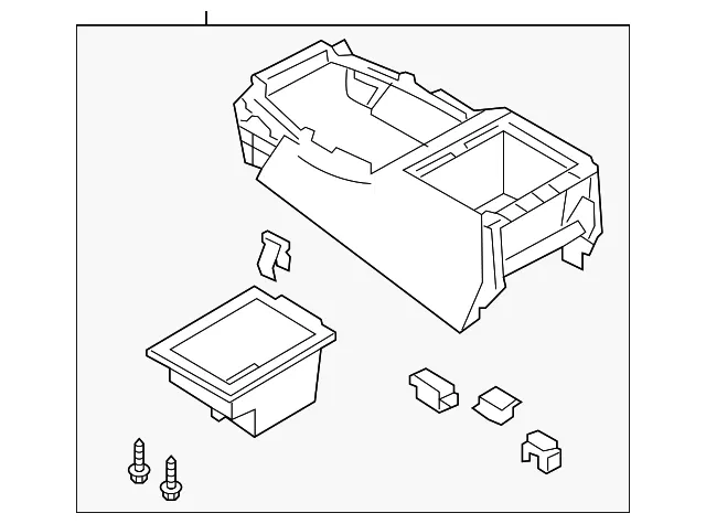 Center Console - Nissan (96911-6GX1B)