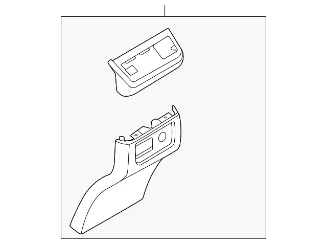 Console Panel - Nissan (96930-6TA6A)