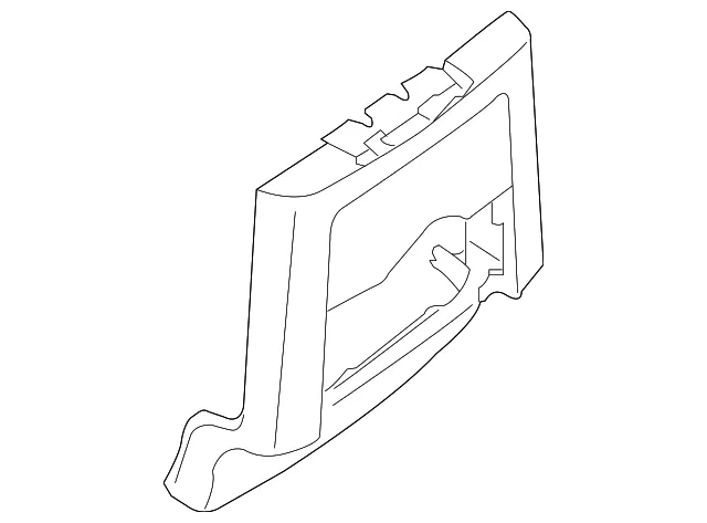 Console Trim Panel - Nissan (96930-EA063) - view 2