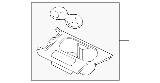 Cup Holder - Nissan (96931-5SA2A)