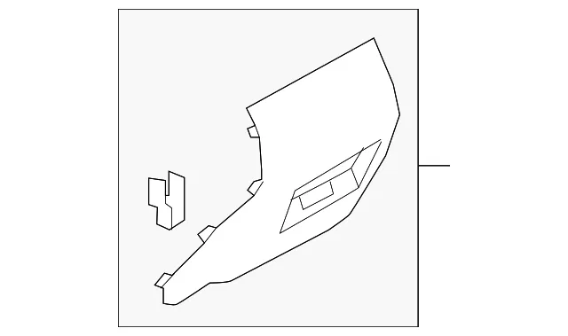 Console Trim Panel - Nissan (96932-6CA1A)