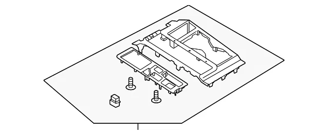 Console Trim Panel - Nissan (96932-6TA0C)